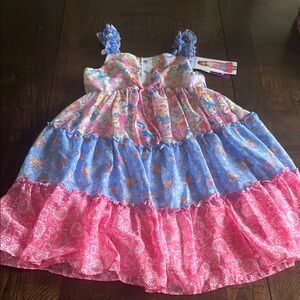 Jona Michelle Floral Tiered Dress